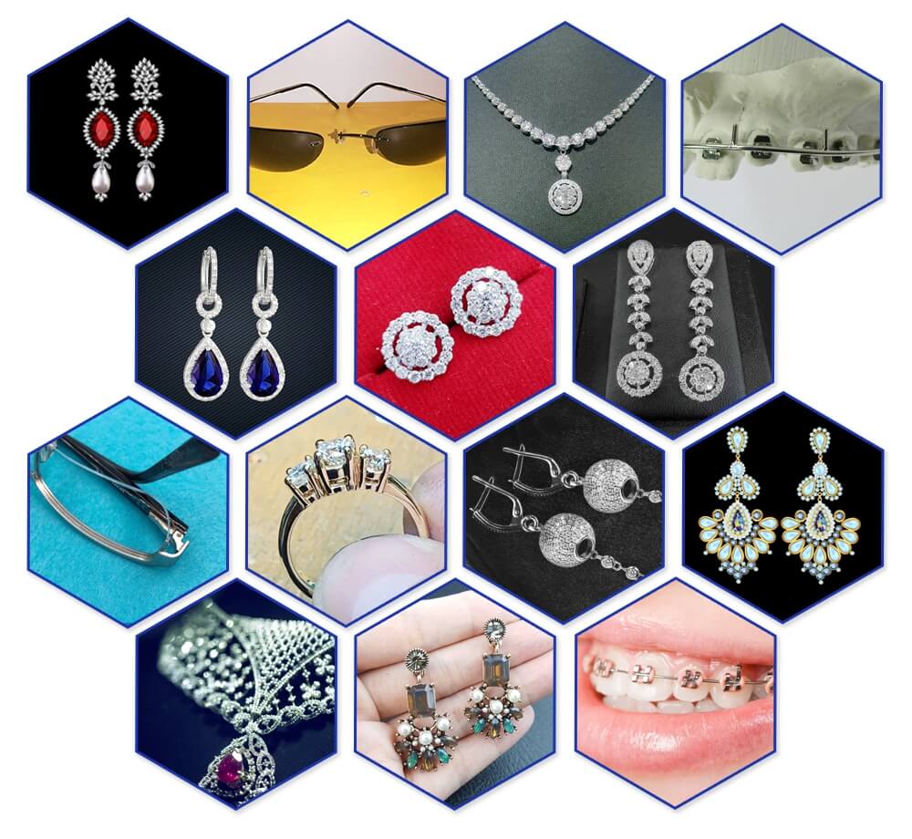 Mini Portable Gold Silver Welding 200W Jewelry Repair Machine