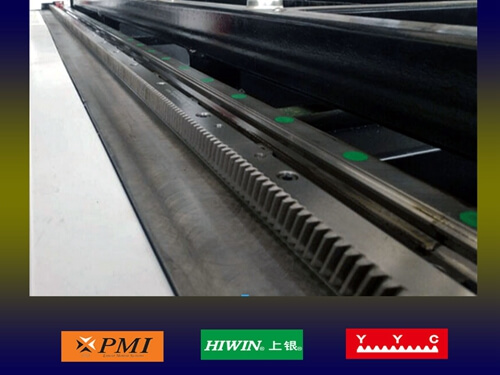 Flat Sheet and Pipe Fiber Laser Cutter guide rail