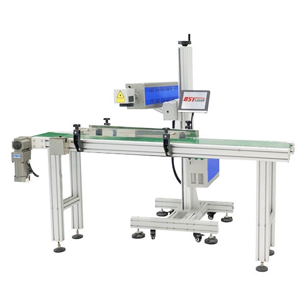 online flying laser marking machine