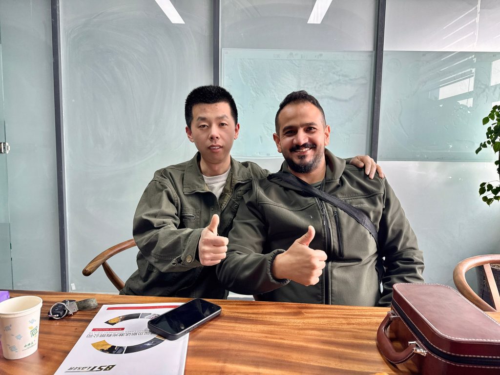 Pictures with BST LASER’S Production Manger